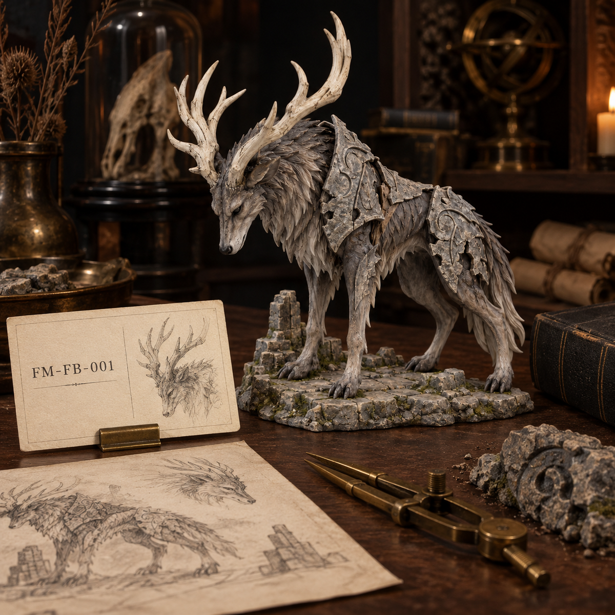 Ashen Antler Warden